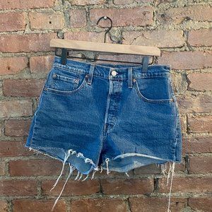 Levi's Denim High-Rise Shorts